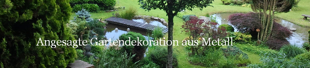 Angesagte Gartendekoration aus Metall