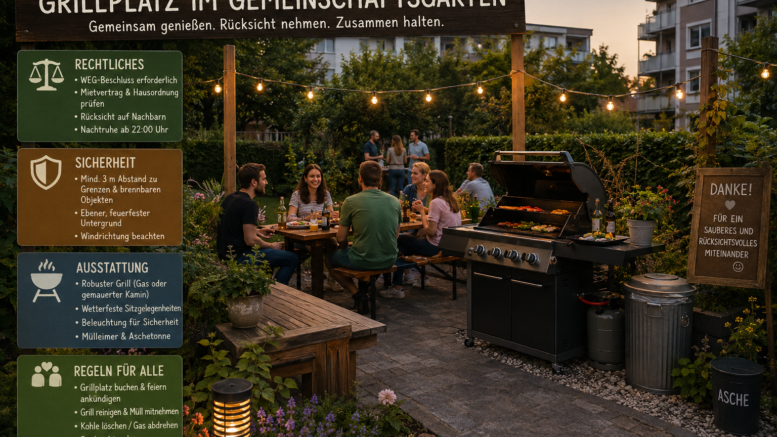 Grillplatz im Gemeinschaftsgarten