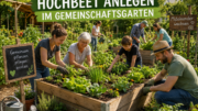 Hochbeet anlegen im Gemeinschaftsgarten
