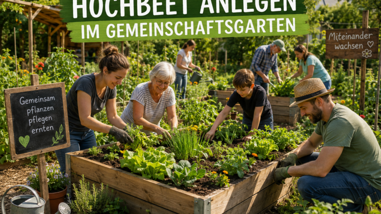Hochbeet anlegen im Gemeinschaftsgarten